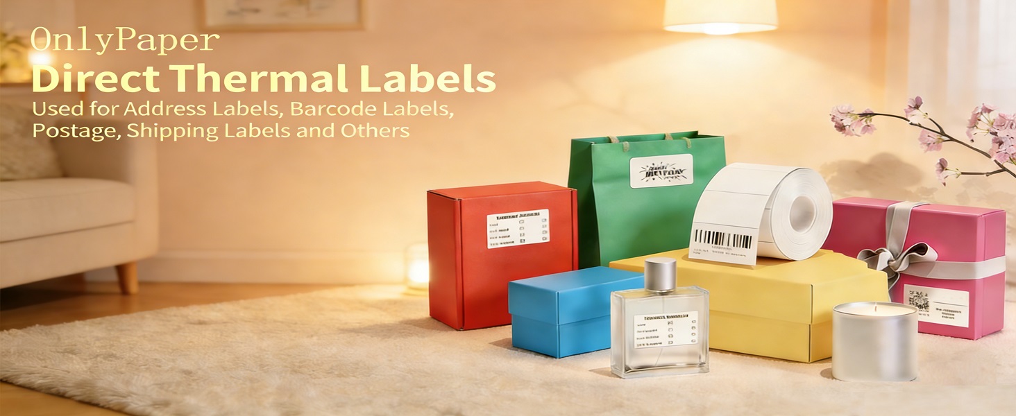 2" x 1" Direct Thermal Label