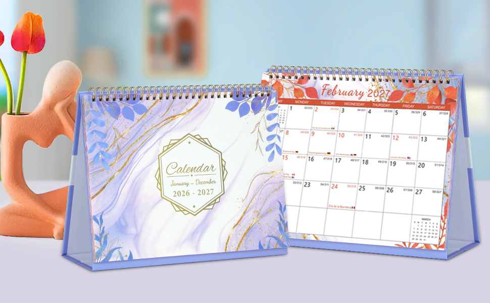 2026 desk calendar Flip