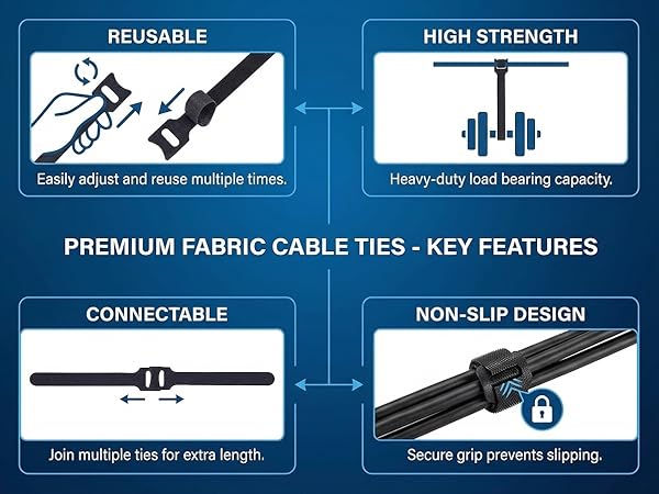 Reusable Fastening Cable Ties