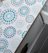 Drawer and Shelf Liner, Non-Slip Kitchen Cabinet Liners Non-Adhesive Thick Strong Grip
