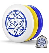 Eastgoing 3 Pcs Beach Ultimate Flying Disc – 210 Gram, 11 Inch Heavyweight Flying Disc, Designed ...