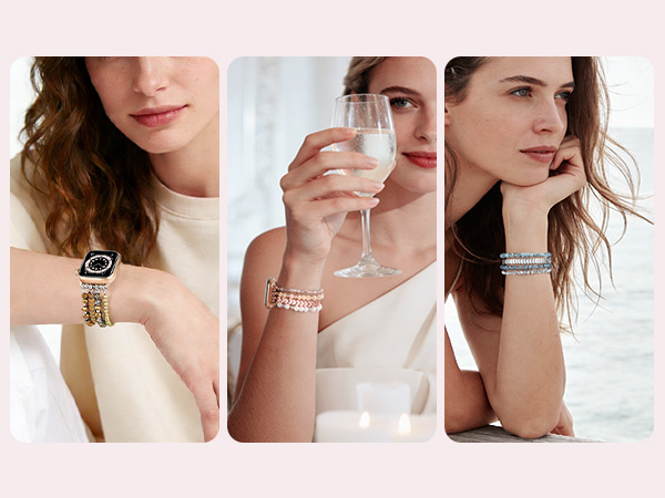 beaded apple watch bands for women
