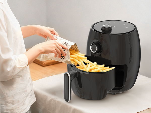 small air fryer small airfryer mini air fryer oven compact air fryer 2 people air fryer basket black