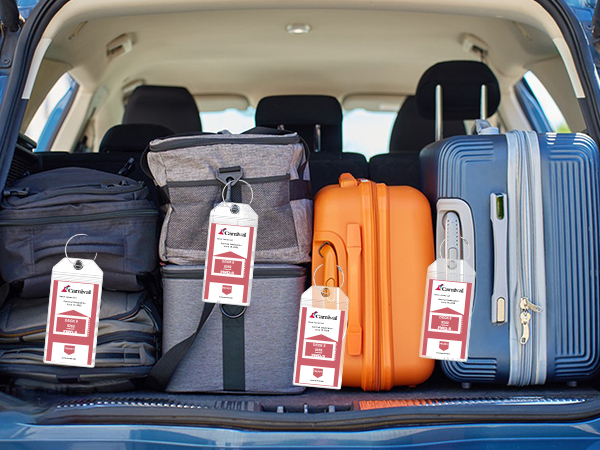 travel luggage tags clean