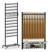 Braiding Rack 286 Pegs Braiding Hair Rack with Wheels 2-Sided Hair Braiding Stand for Braiders Ha...