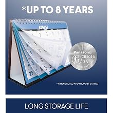 Panasonic CR2016 Lithium Coin Batteries up to 8 Years
