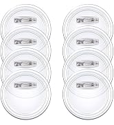 Bignc 20 Set Clear Pins for Crafts, Plastic Button Making Kit, Blank Pins Bulk, Make Your Own But...
