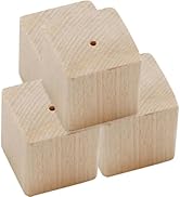 Kichvoe 4pcs Wood Flower Nail Holder Baking Flower Display Base Wooden Flower Nail Decorating Nai...