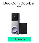 WYZE Wireless Duo Cam Video Doorbell (Chime Included), Battery Powered, 2K Full HD Video, 2 Camer...