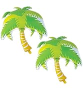GOER Palm Trees Giant Foil Balloons,2 Pcs 43 Inch Balloons for Hawaiian Luau Party Summer Theme D...