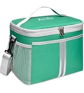 Aotto Insulated Lunch Bag - Large Thermal Tote for Women & Men, Reusable Cooler with Front Pocket...