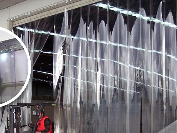 PVC curtians set door draft curtain accordion style door curtains for doorways basement curtains