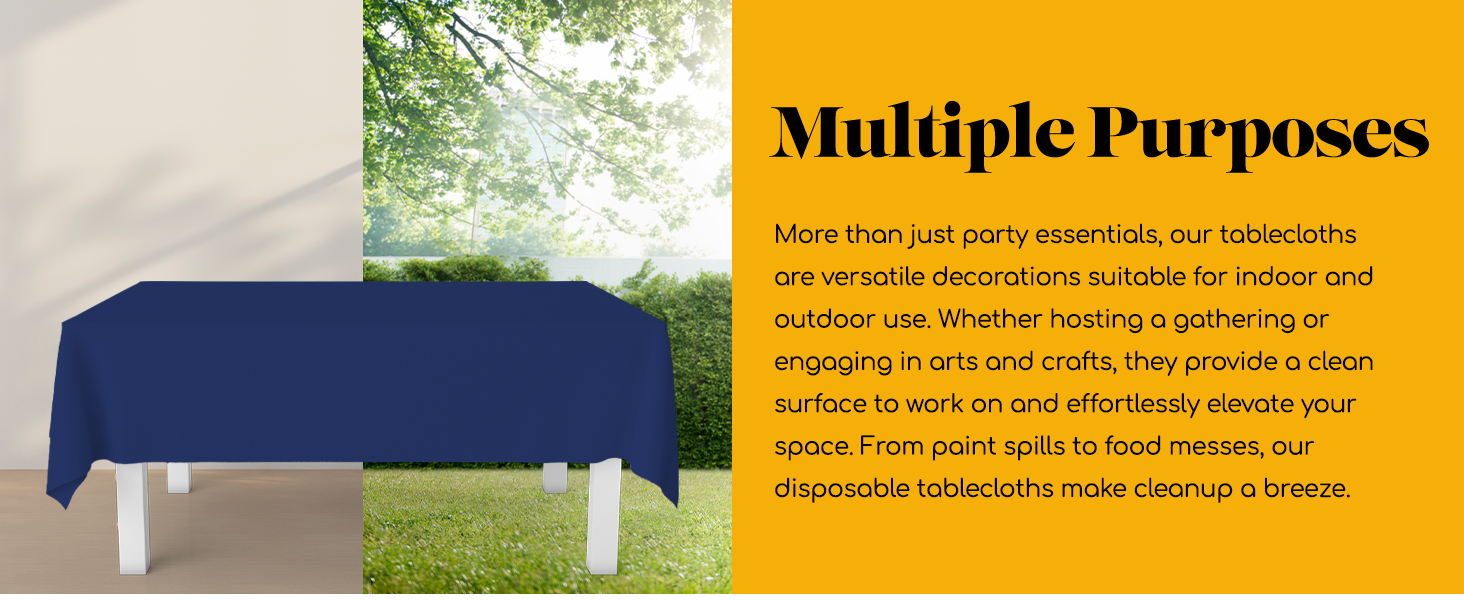 Grandipity Rectangle Tablecloth NAVY