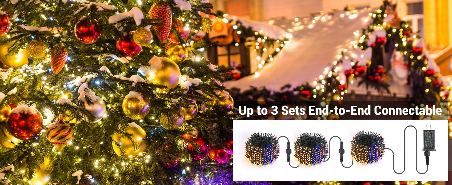 conectable Christmas lights