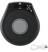 EASTROCK Electronic Practice Drum Pad, 12 Inches Portable Drum Pad,Silent Drum Electric Drum Pad,...