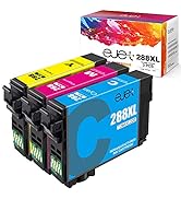 ejet Remanufactured 288XL Ink Cartridge Replacement for Epson 288 XL 288XL T288XL to use with Exp...