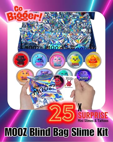 cloud crunchy butter jelly unicorn party favors mini slime kit galaxy pink blue black dough doh
