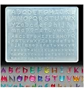 3D Letter Nail Mold Tools Alphabet Nails Molds Used for Nail Art
