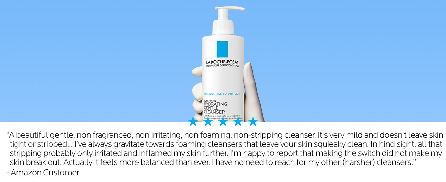 gentle fragrance free non foaming barrier safe cleanser review notes skin barrier health improved