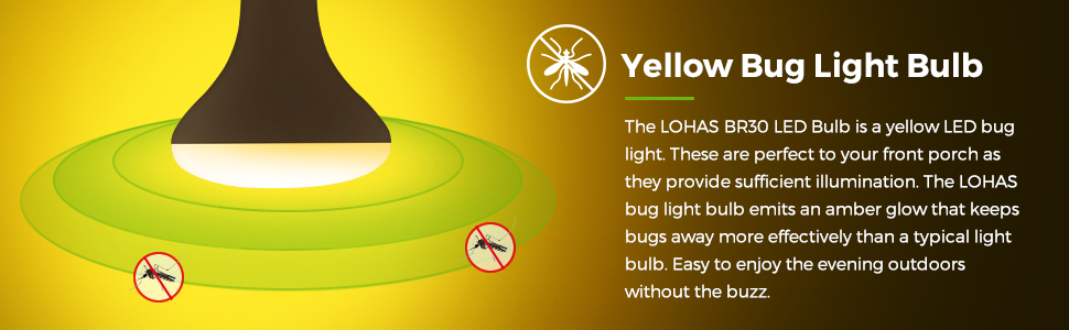 Yellow Bug Light Bulb