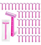 Fafortune Women's Disposable Razors Individually Wrapped Twin Blade,Disposable Razors Women Bulk ...