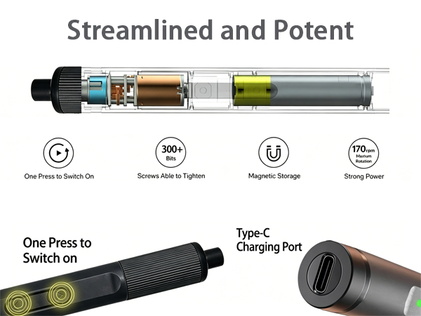Mini Electric Screwdriver Set