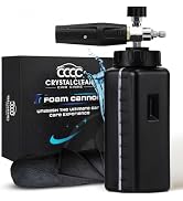 Crystal Clean Foam Cannon for Pressure Washer – High Performance Adjustable Foam Sprayer with 1/4...