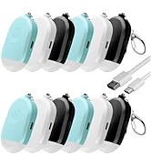 Zabree Personal Safety Alarm for Women, 12 Pack 140DB Self Defense Keychain Alarm with SOS Strobe...