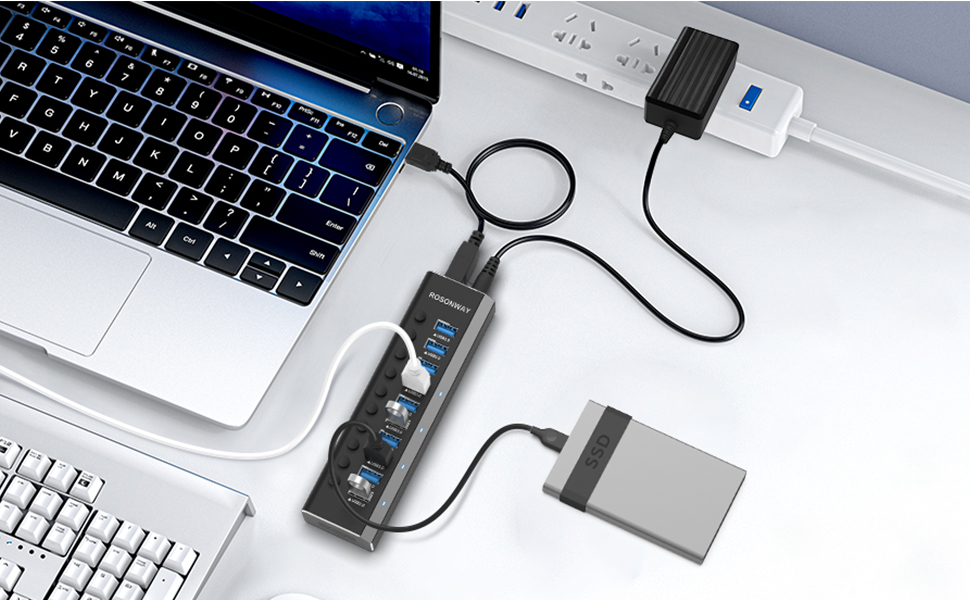 powered usb 3.0 data hub