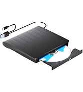 juwuoi External CD/DVD Drive for Laptop PC CD DVD Player USB 3.0 Portable Optical Drive CD Burner...