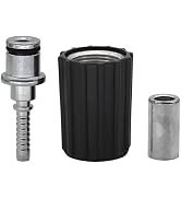 High Pressure Washer Hose Insert Fittings Car Washer Water Cleaning Hose Pipe Fitting Quick Fixin...