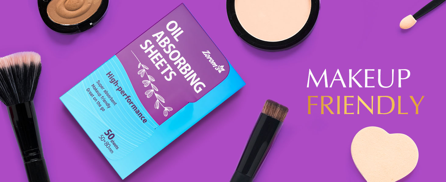 Zoroms High Performance blotting paper Makeup Friendly