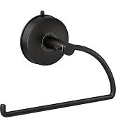 DGYB Suction Cup Hand Towel Ring Half Ring Matte Black Hand Towel Holder for Bathroom Wall SUS 30...