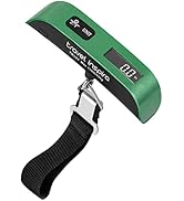travel inspira Digital Luggage Scale – Portable Hanging Suitcase Weight Scale for Travel, 110 lb ...