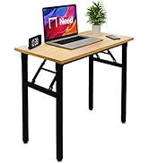Need Folding Desk Small Desk 31 1/2" No Assembly Foldable Computer Desk for Small Space/Home Offi...