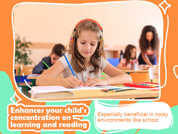 Enhances your child's concentration on learning and reading