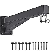 SELEWARE Wall Mount Heavy Bag Hanger Heavy Duty Punching Bag Hanger Adjustable Boxing Bag Bracket...