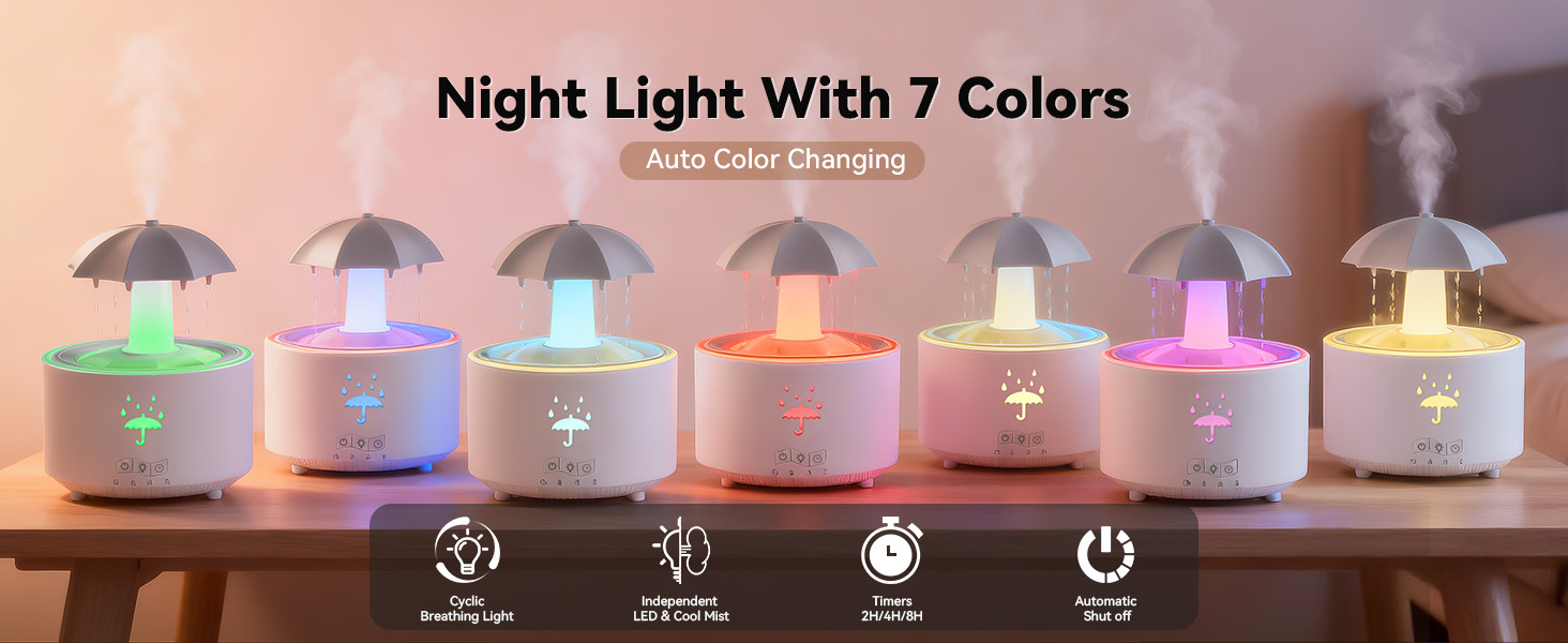 Night Light with 7 Colors