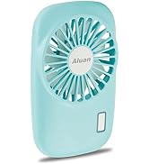 Aluan Handheld Mini Fan Powerful Small Personal Portable Speed Adjustable USB Rechargeable Eyelas...