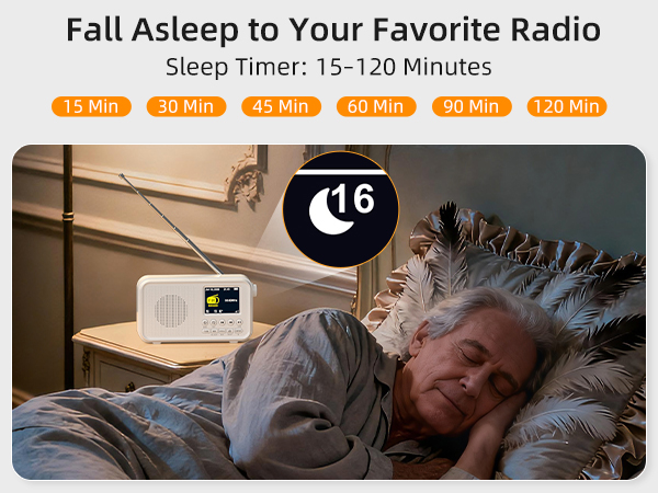 Radio with sleep timer