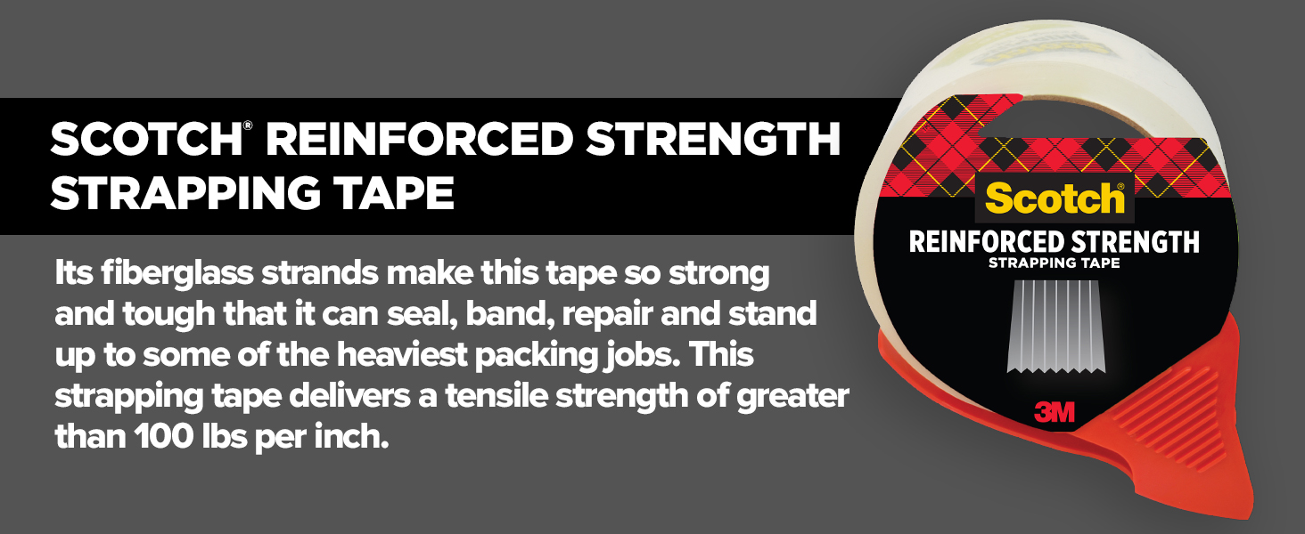 Scotch Reinforced Strength Strapping Tape