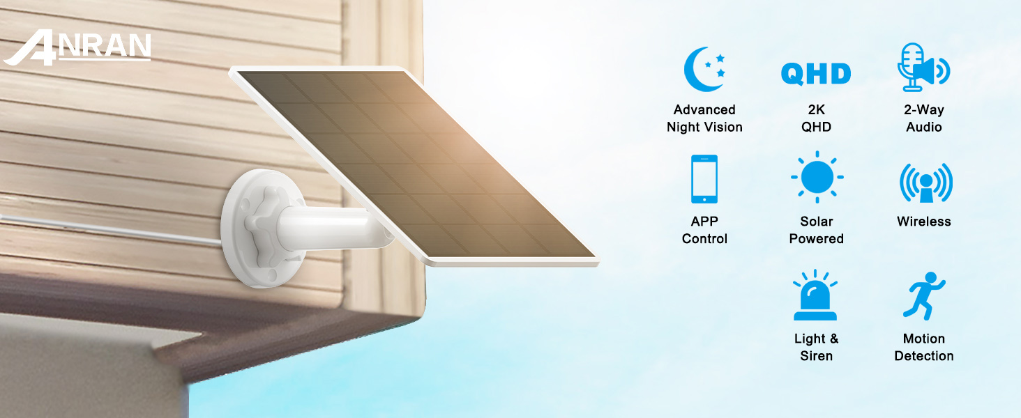 ANRAN Security Camera Wireless Outdoor
