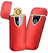 Electronic Lighter, USB Rechargeable Lighter Touch Ignition USB Charging Lighter, Creative Windpr...