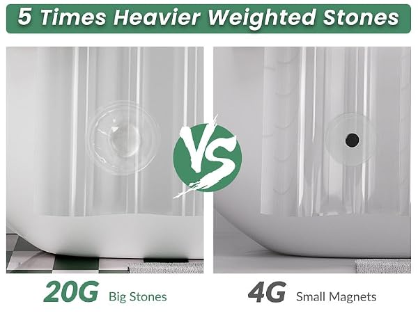 big weighted stones