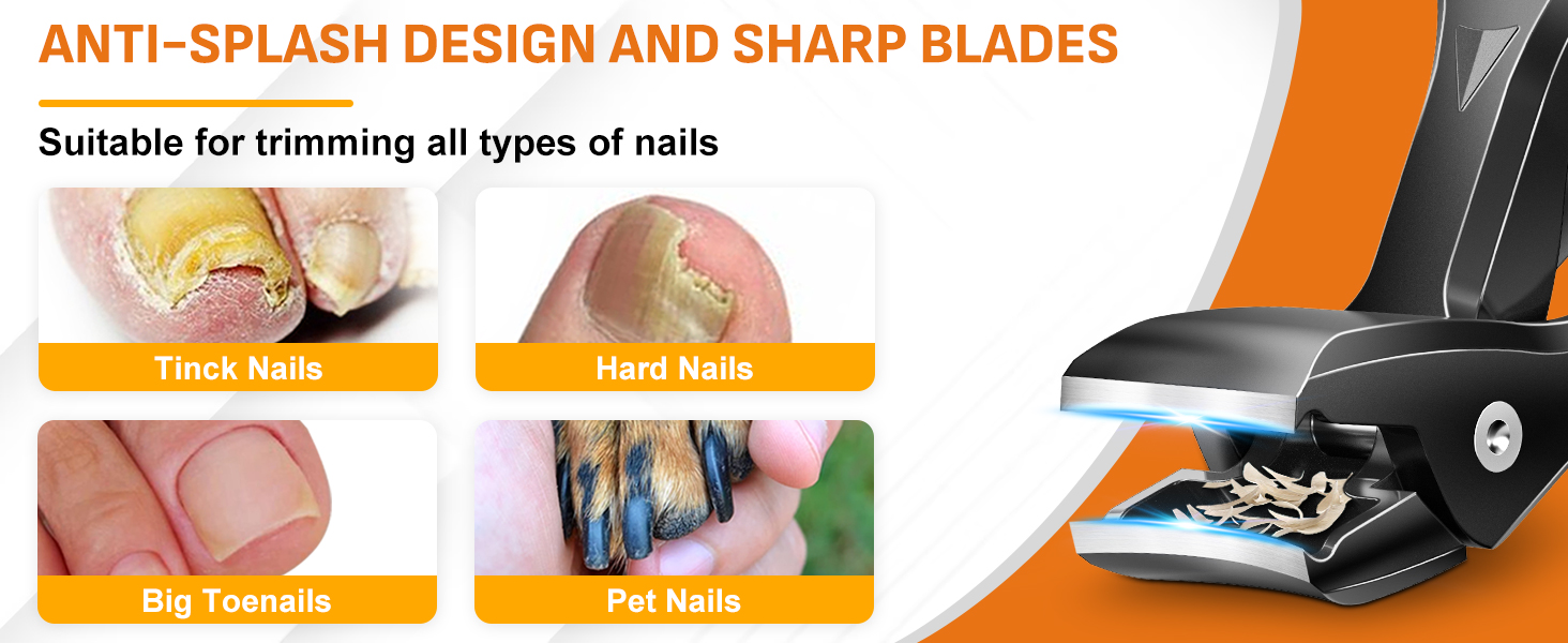 Upgrade Angled Head Large Toe Nail Clippers