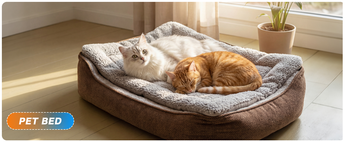 heated cat bed