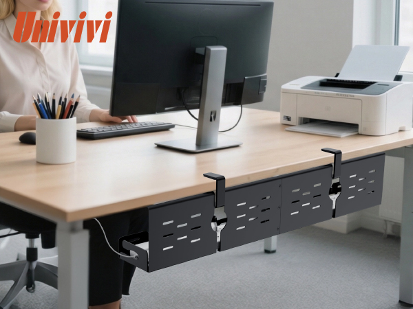 Under Desk Cable Management Tray