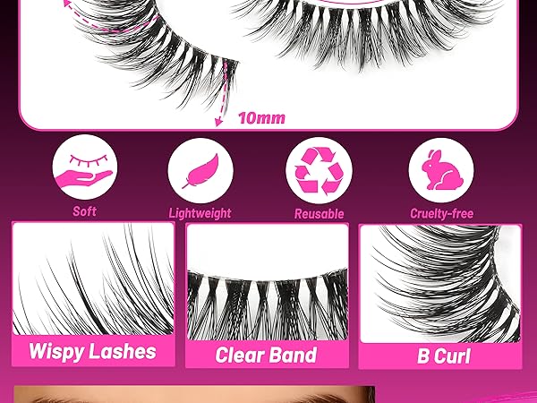 wispy lashes