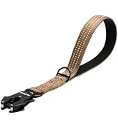 PetBonus Heavy Duty Short Dog Leash, 12 Inch Nylon Traffic Leash with Quick Release Clip, Comfort...