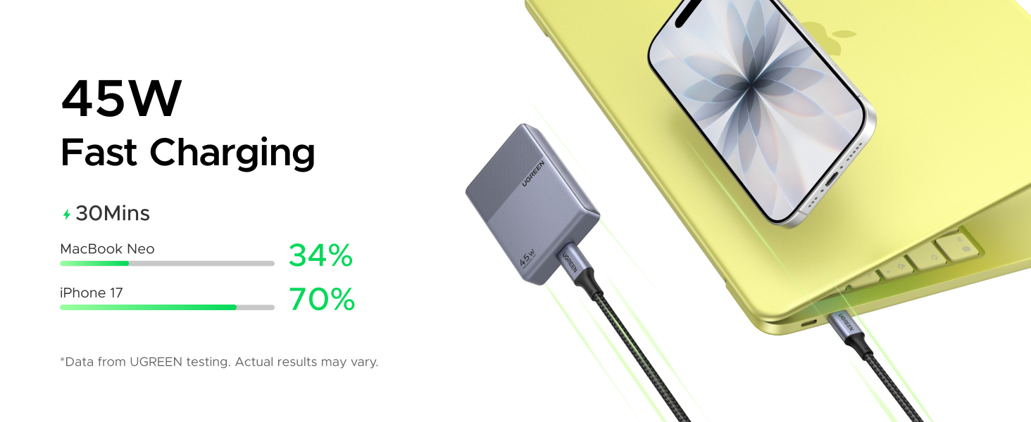 ugreen nexode air 45w charger slim compact